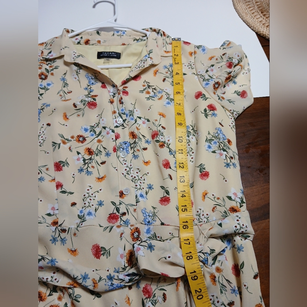 Tahari ASL Cream Midi Dress‎ Sophisticated and Versatile - Picture 11 of 13